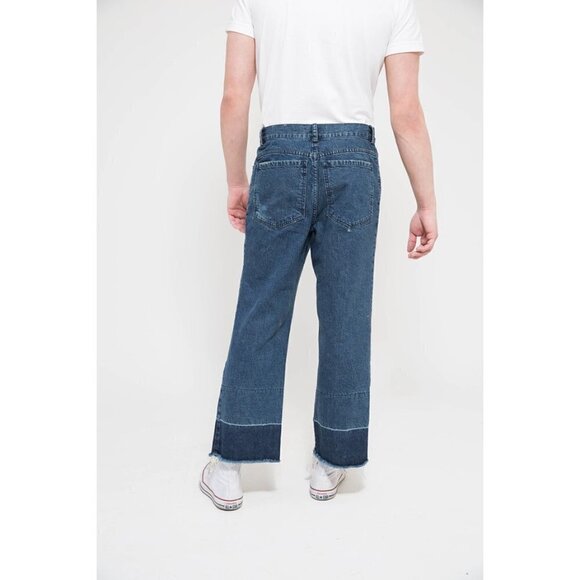 RACHEL COMEY Men's Classic Indigo Legion Pant Cropped Released Hem ~ Medium NWT - Picture 6 of 16